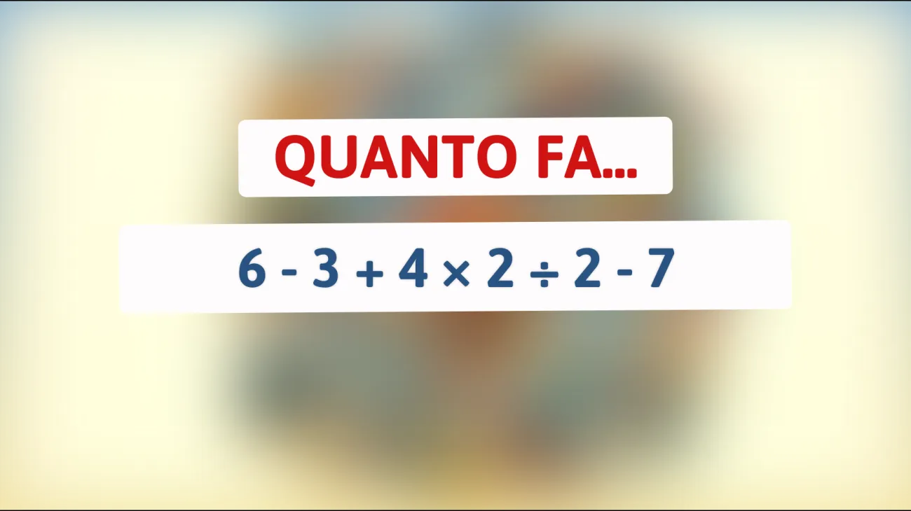 Scopri la risposta che solo il 1% dei lettori riesce a trovare correttamente! Sei abbastanza geniale?"