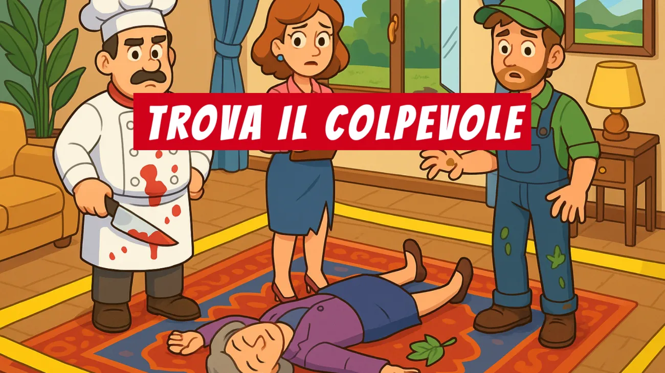 Solo i più brillanti riescono a risolverlo: riesci a scoprire il colpevole nella villa del mistero? Sfida la tua intelligenza con questo test!"