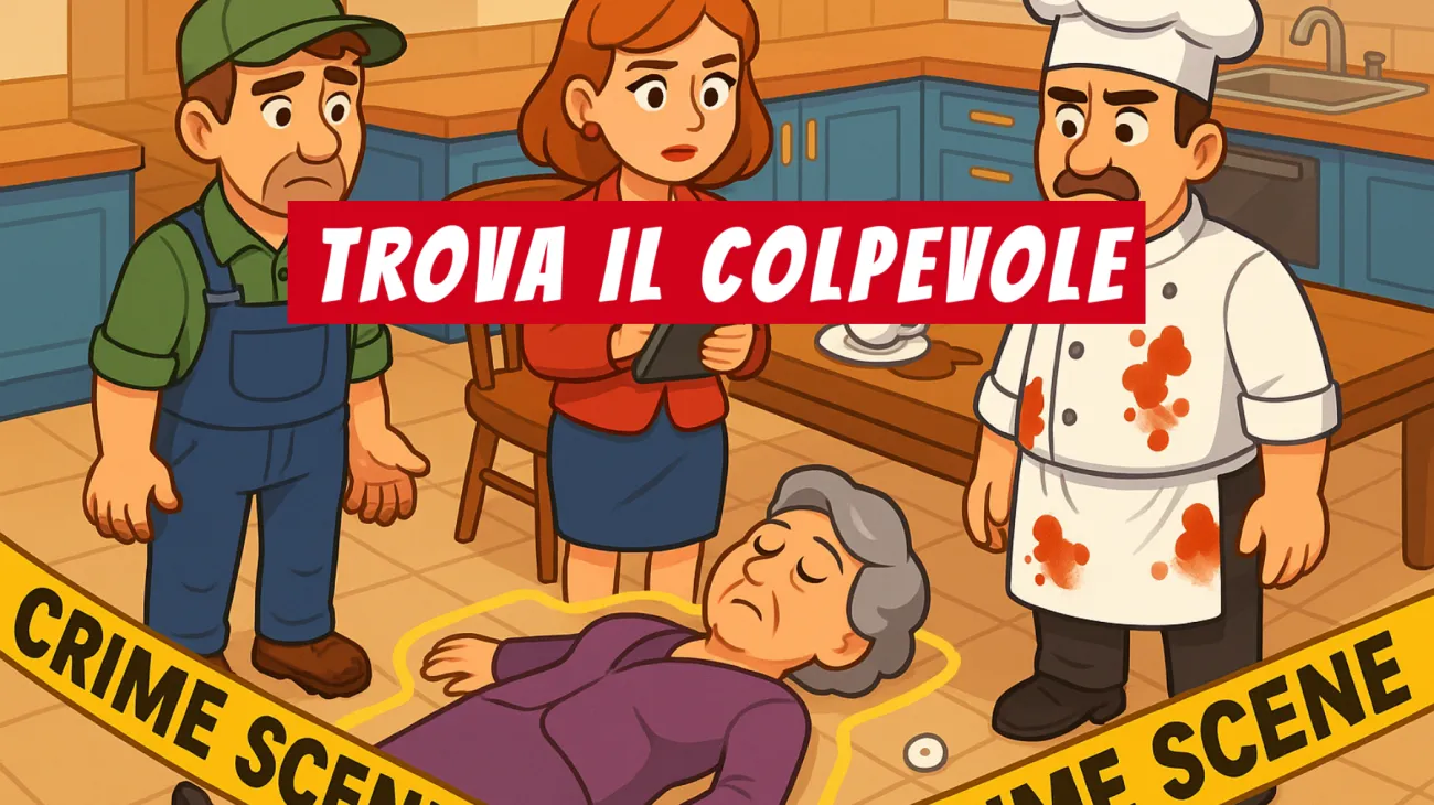 Solo i veri geni scoprono il colpevole di questo enigma: accetti la sfida della villa elegante?"
