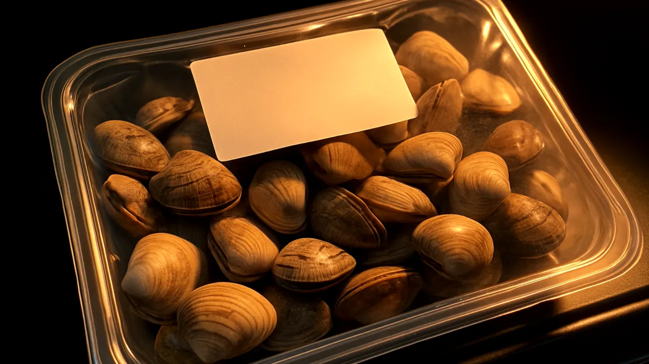 Vongole confezionate"