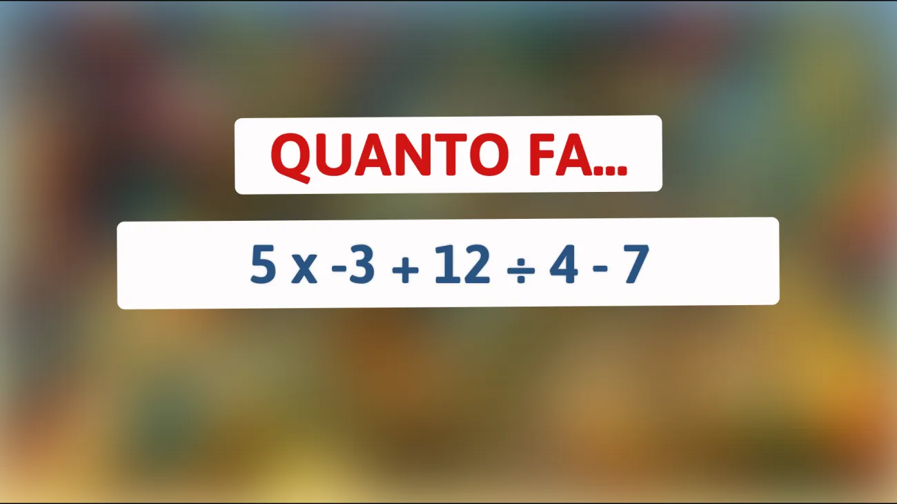 Solo il 2% delle persone riesce a risolvere questo enigma matematico: riesci a far parte dell'élite delle menti geniali?"